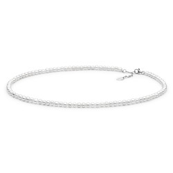 Colier perle naturale albe si argint 40 cm DiAmanti FORW445-C-G (Argint 925‰ 0,65 g.)